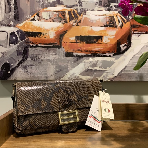 NWT DIVINA FIRENZE LEATHER BAG - Picture 1 of 11